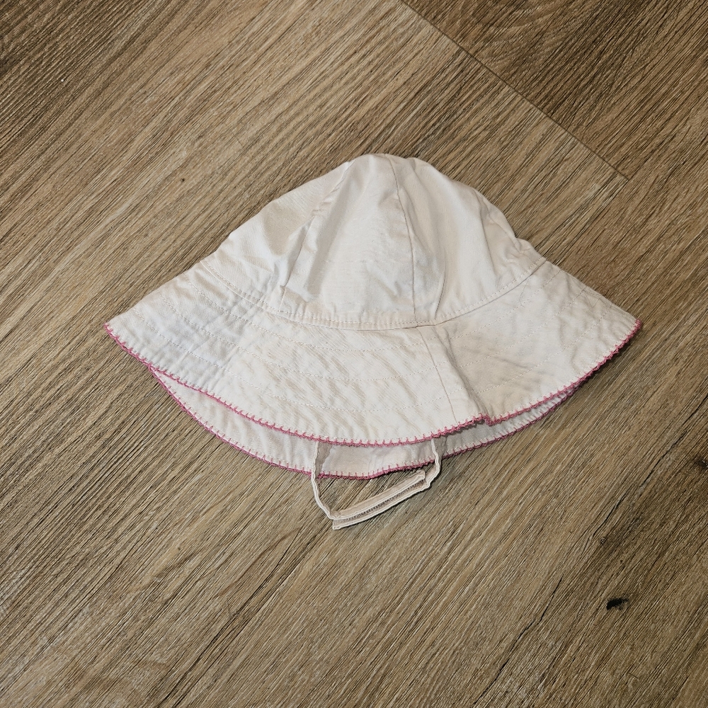 Janie And Jack Light Pink Infant Bucket Hat Size 0 To 3 Months